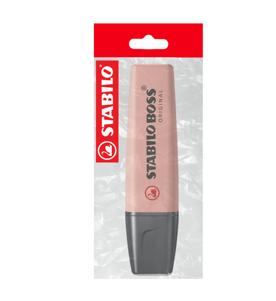 Resaltador, Boss, Punta Biselada 2.0-5.0 mm, Colores de Naturaleza, Ocre Amarillo, Pack x 1 Und.